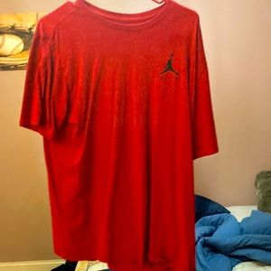 Red Jordan tee